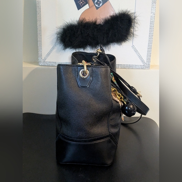 Michael Kors Nicole Leather Bucket Drawstring Crossbody Bag - Picture 11 of 14